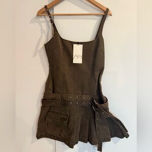 ZARA brown minidress